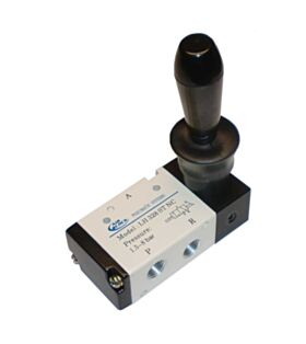 Airblock - Χειριστήριο αέρος γωνιακό LH 328 ST 00 AIRBLOCK τριοδικό 1/8 κουμπωτό