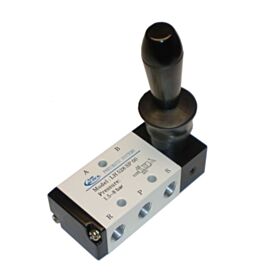 Airblock - Χειριστήριο αέρος γωνιακό LH 528 SP 00 AIRBLOCK πενταοδικό 1/8 ελατηρίου