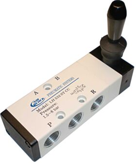 Airblock - Χειριστήριο αέρος γωνιακό LH 532 ST CC AIRBLOCK πενταοδικό 1/2 τριών θέσεων κουμπωτό