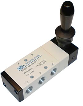 Airblock - Χειριστήριο αέρος γωνιακό LH 534 ST CC AIRBLOCK πενταοδικό 1/4 τριών θέσεων κουμπωτό