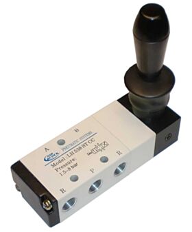 Airblock - Χειριστήριο αέρος γωνιακό LH 538 ST CC AIRBLOCK πενταοδικό 1/8 τριών θέσεων κουμπωτό