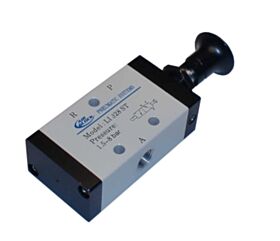 Airblock - Χειριστήριο αέρος κάθετο LI 328 ST 00 AIRBLOCK τριοδικό 1/8 κουμπωτό