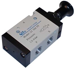 Airblock - Χειριστήριο αέρος κάθετο LI 324 ST 00 AIRBLOCK τριοδικό 1/4 κουμπωτό