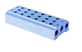 Airblock - Βάση βαλβίδων 1/4" 3 θέσεων AIRBLOCK