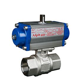 Πνευματική βάνα δίοδη ball valve