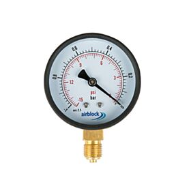 Κενόμετρο Φ.40 κάθετο 1/8" απλό