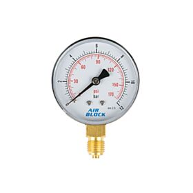 Μανόμετρο Φ.40 κάθετο 1/8" απλό 0-6 bar