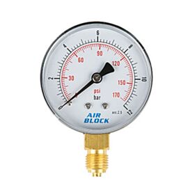 Μανόμετρο Φ.63 κάθετο 1/4" απλό από 0 έως 6 bar