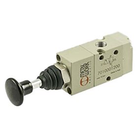 Airblock - Χειριστήριο αέρος με μπουτόν ελατηρίου MAV 23 PPS NC 3/2 1/8" METAL WORK