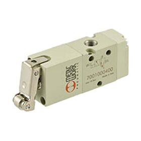 Airblock - Βαλβίδα αέρος με ευαίσθητο ροδάκι MEV 23 RSS NC 3/2 1/8" METAL WORK