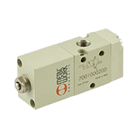 Airblock - Βαλβίδα αέρος ευαίσθητου πείρου MEV 23 TSS NC 3/2 1/8" METAL WORK