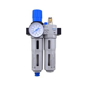 Φιλτρορυθμιστής & λιπαντήρας αέρος OU 1/4"