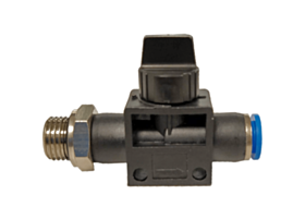 Airblock - Βανάκια με ρακόρ και αρσενικό σπείρωμα HVU 2/2