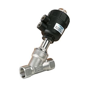 Πνευματική βάνα πιστονιού δίοδη PVI INOX normally closed