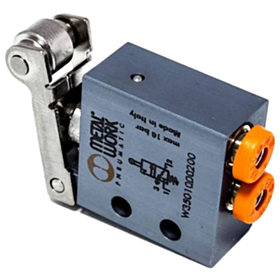 Airblock - Βαλβίδα αέρος VME1-02 3/2 Φ4 METAL WORK με ροδάκι