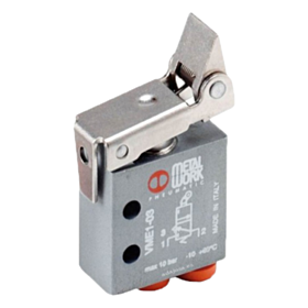 Airblock - Βαλβίδα αέρος VME1-03 3/2 Φ4 METAL WORK με σπαστό ροδάκι