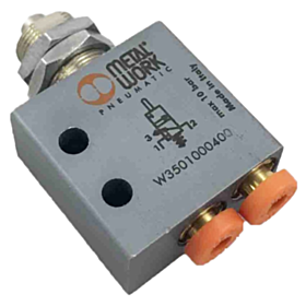 Airblock - Βαλβίδα αέρος VME1-04 3/2 Φ4 METAL WORK με πείρο πίνακα