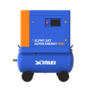 Κοχλιοφόρος Αεροσυμπιεστής Mini Compact XLPM-AT-7,5 (5,5KW) - 10 bar Oil Cooled