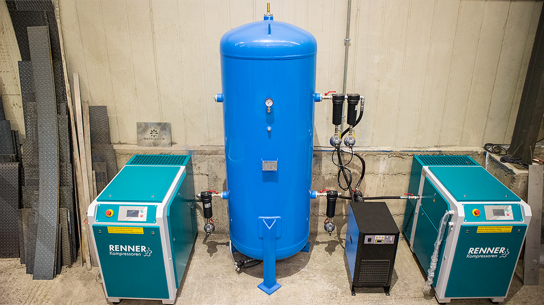 Εγκατάσταση υψηλής συμπίεσης 30kW στην εταιρεία METALONIKA ΙΚΕ στη Θεσσαλονίκη.